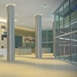 Perspectiva artística do lobby